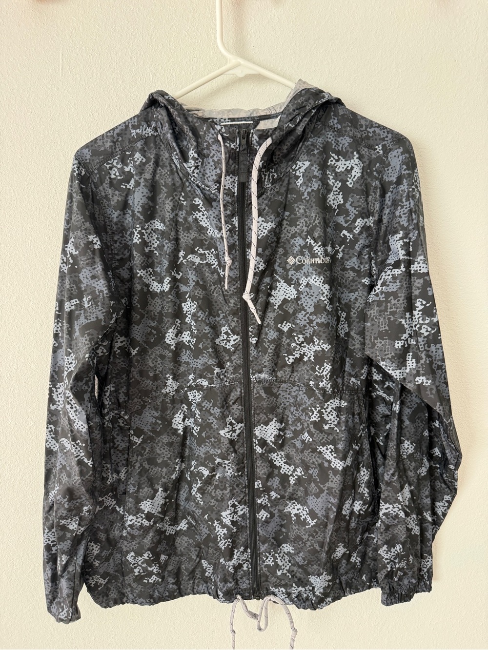 Columbia Flash Forward Windbreaker Gray Digital Camo